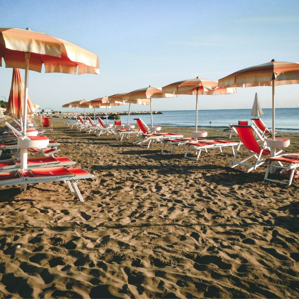 Sunbeds, Umbrellas, and Rentals